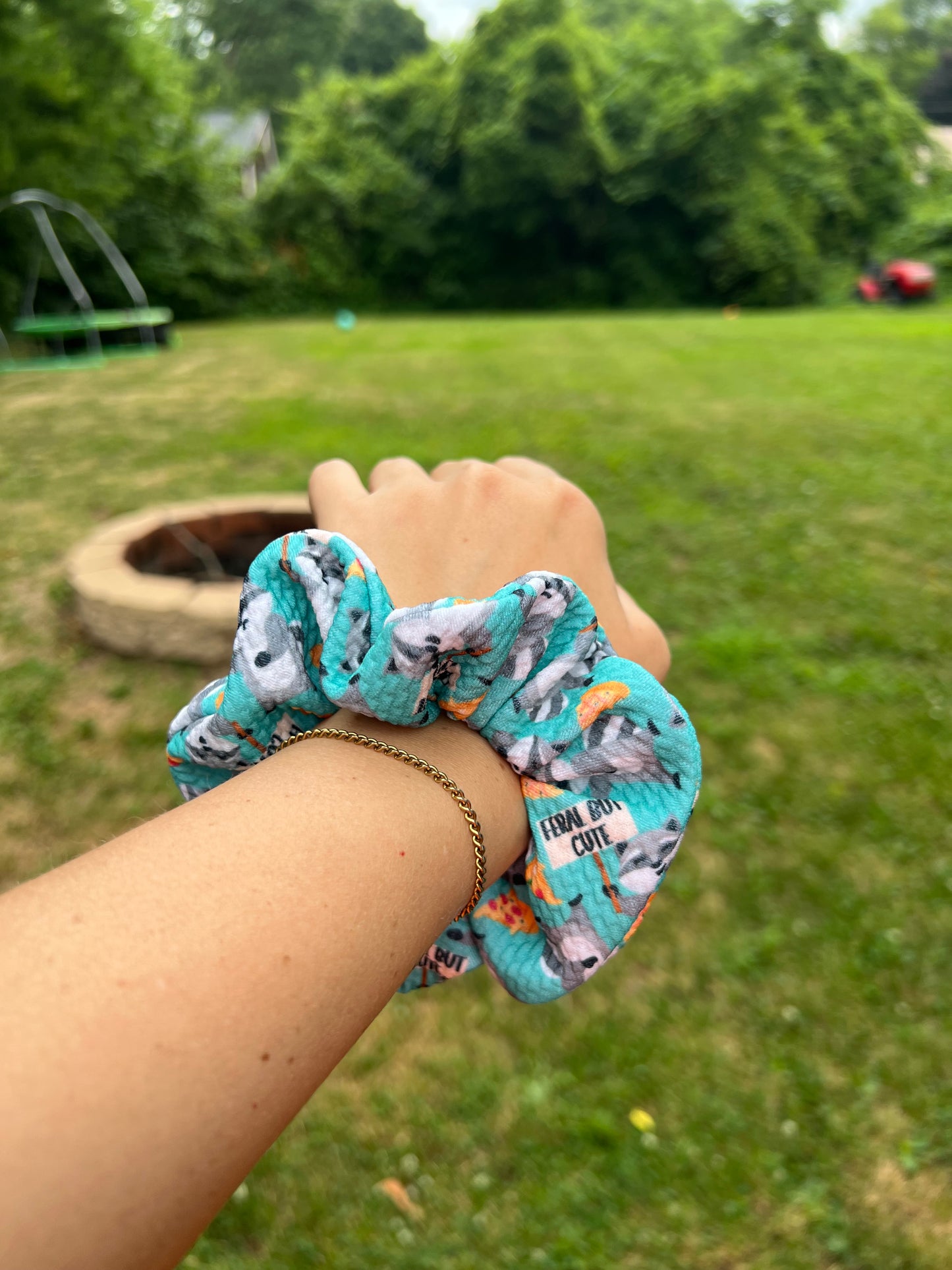 Feral But Cute Scrunchie
