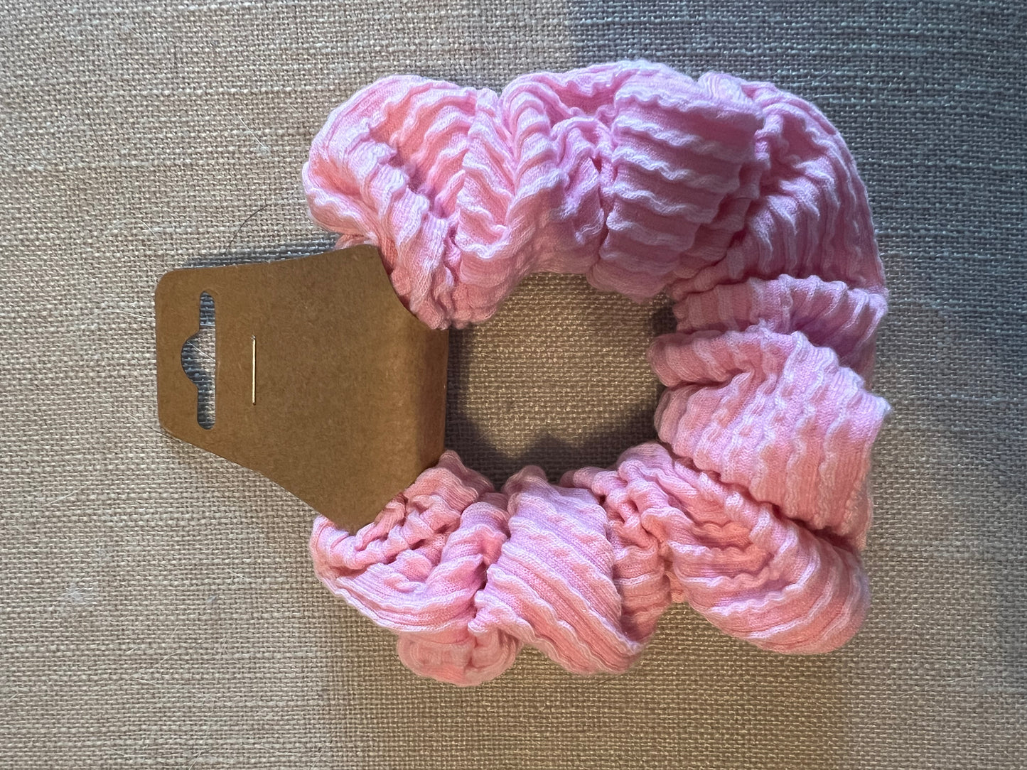 Love Me Solid Pink Scrunchie