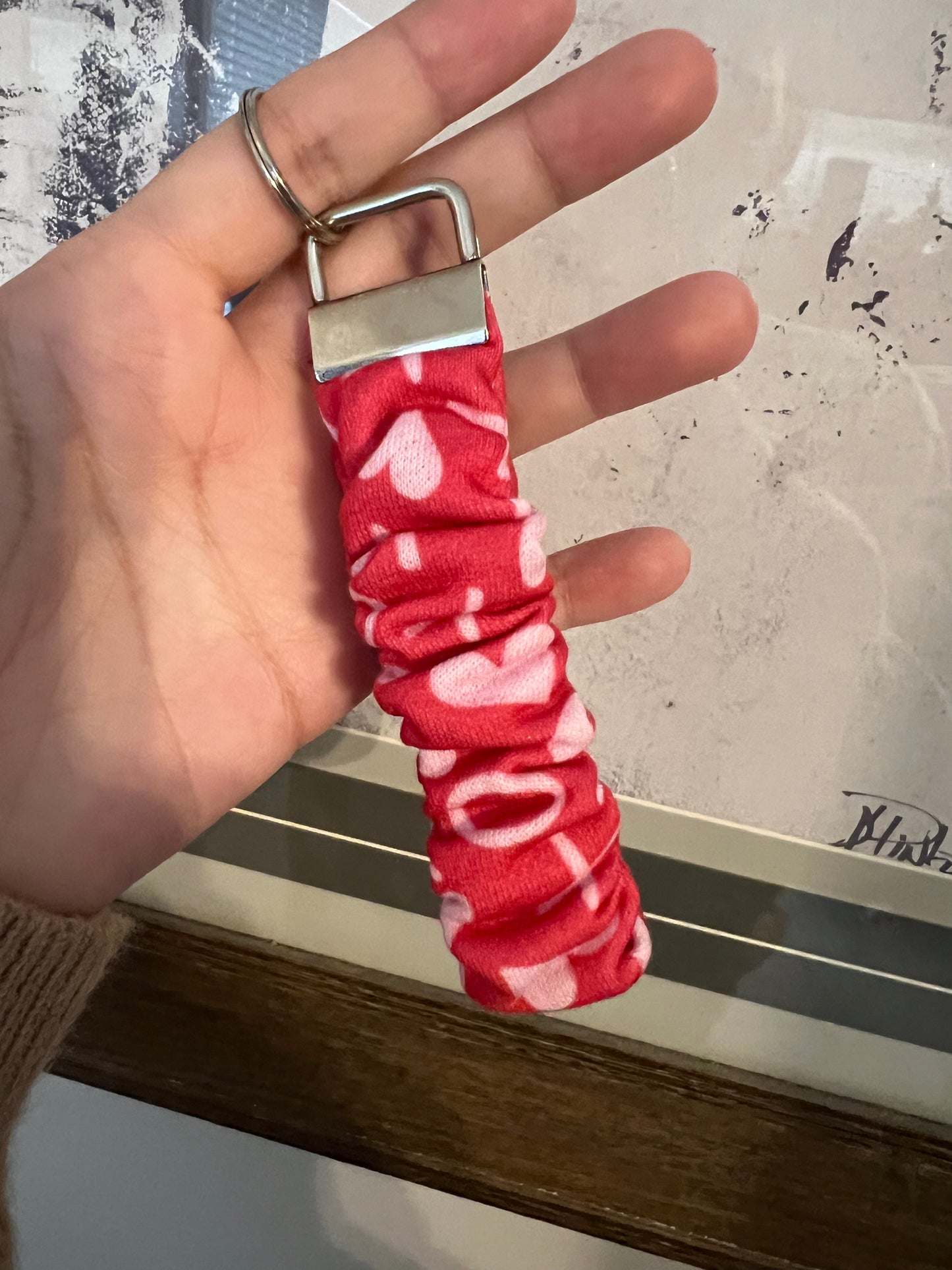 X❤️O Scrunchie Wristlet