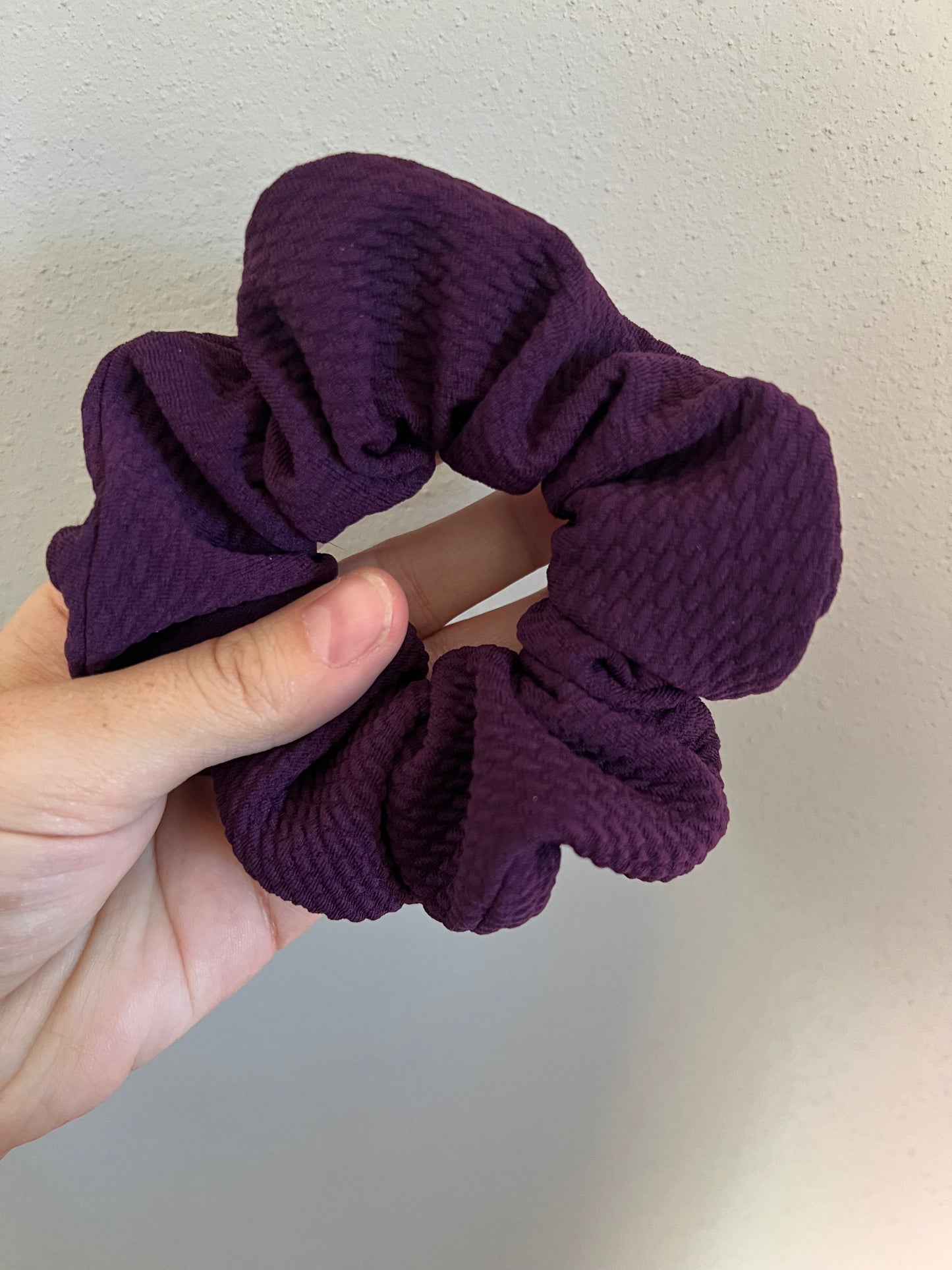 Dark Plum Bullet Scrunchie