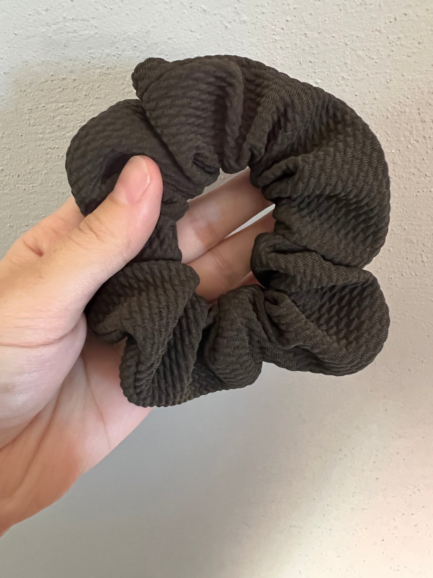 Deep Green Bullet Scrunchie