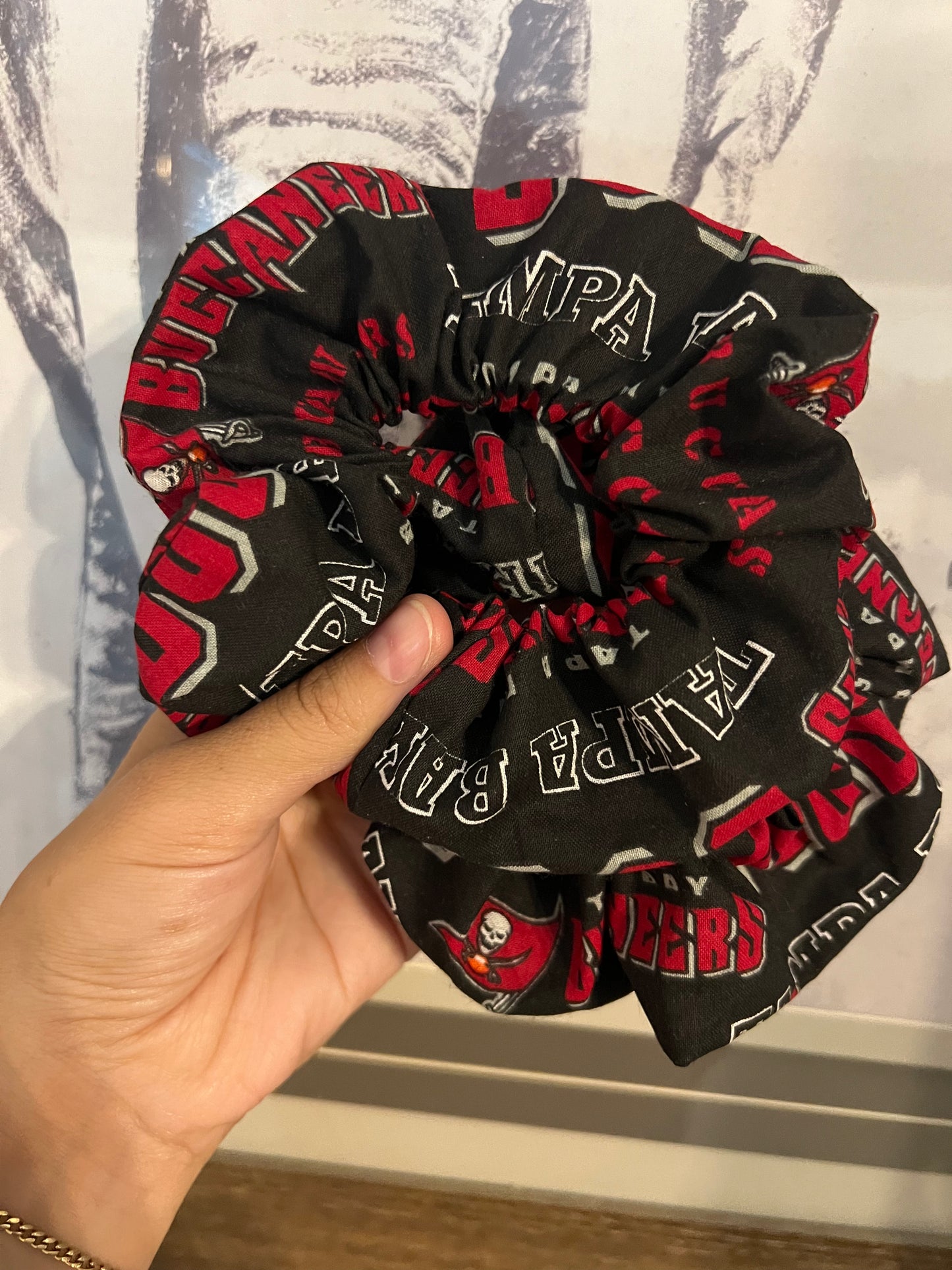 Tampa Bay Football Scrunchie
