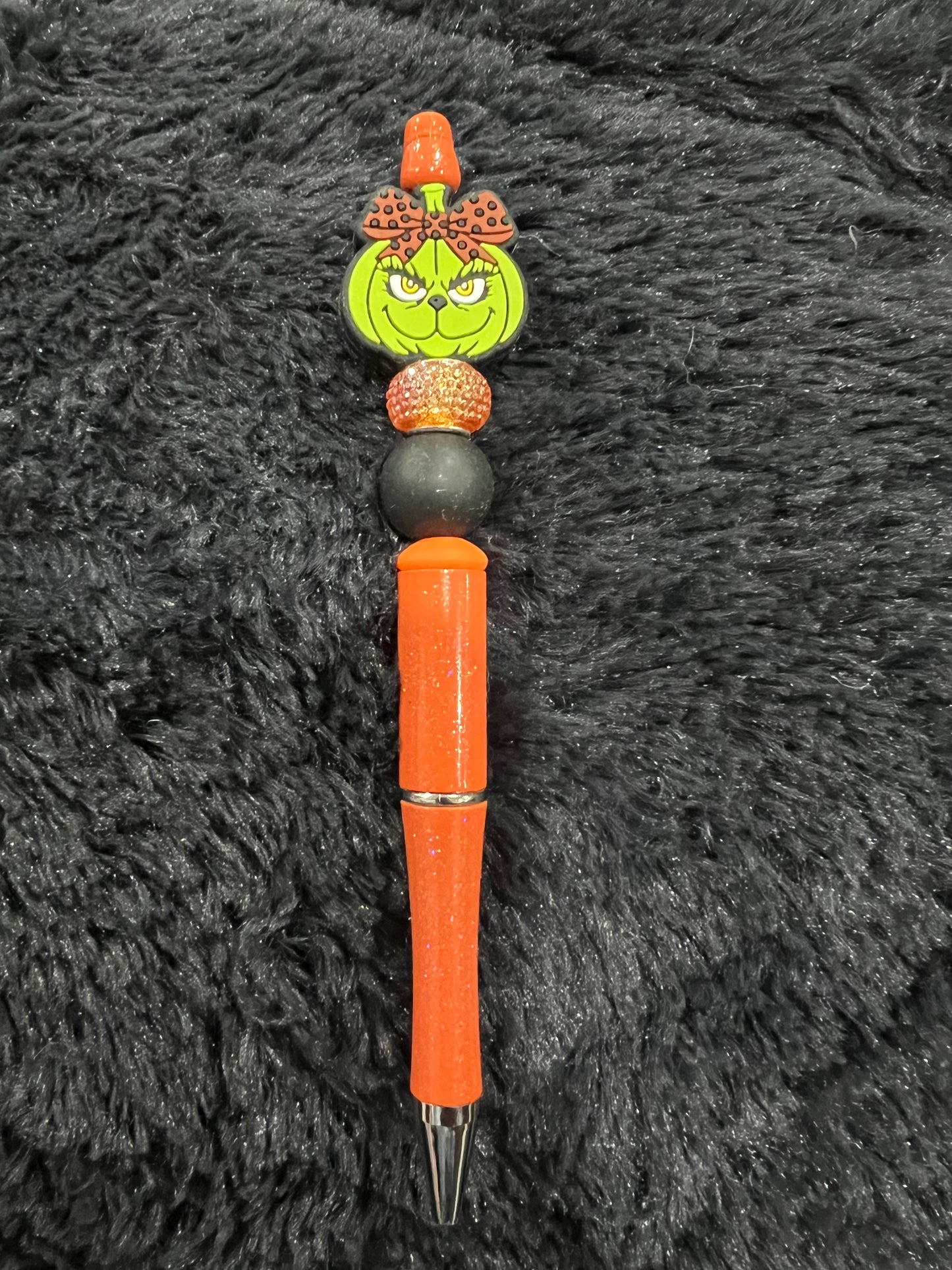 Green Pumpkin Guy Pen
