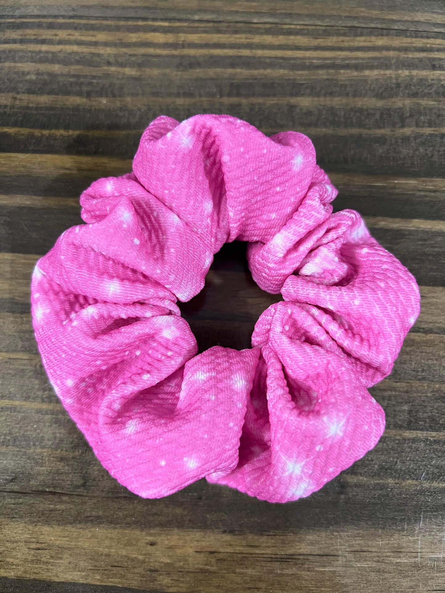 Pink StarBurst Bullet Scrunchie