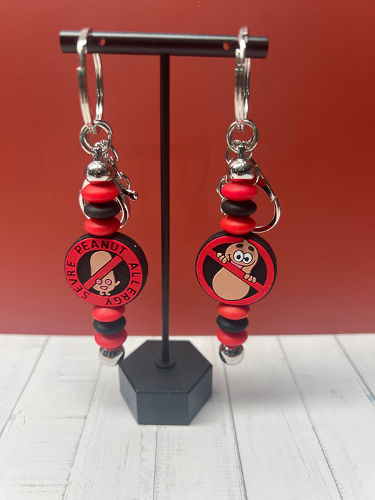 Peanut Allergy Keychain