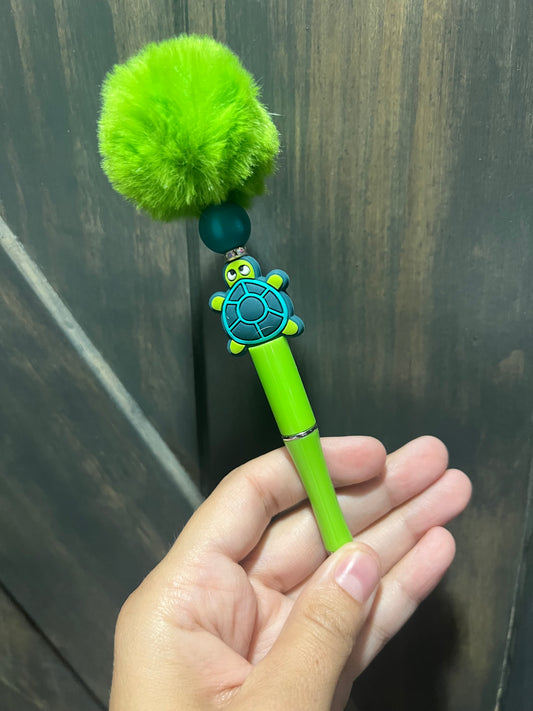 Pom Pom Turtle Pen