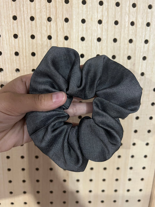 Deep Grey Scrunchie