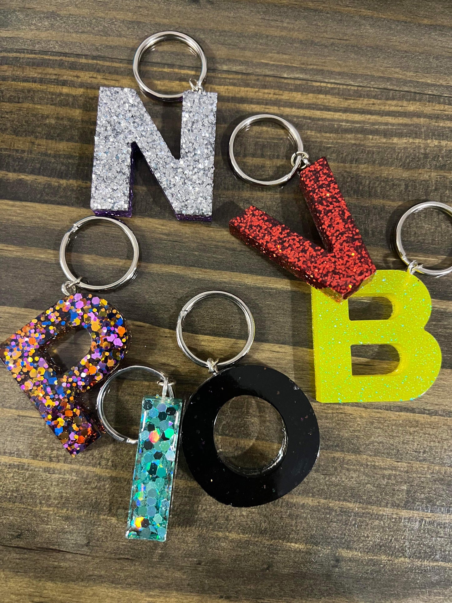 Mystery Letter Keychain