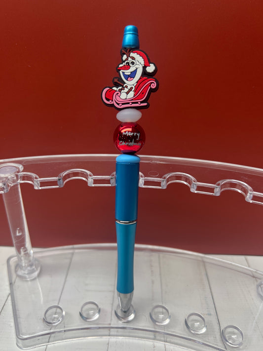 Snowman Christmas Pen