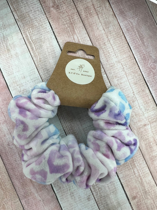 Pastel Cheetah Scrunchie