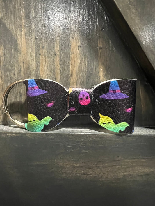 Spooky Bow Keychain