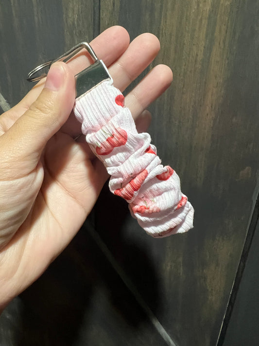 Cherries Scrunchie Wristlet