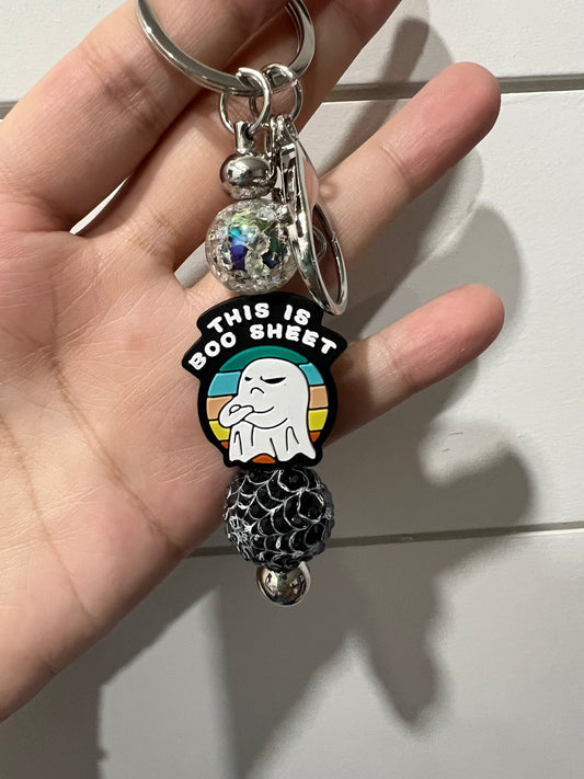 Boo Sheet Keychain