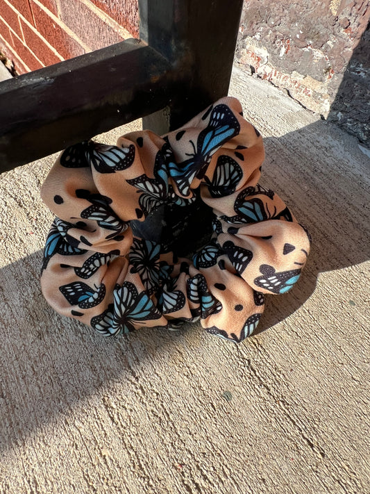 Blue Butterfly DBP Scrunchie